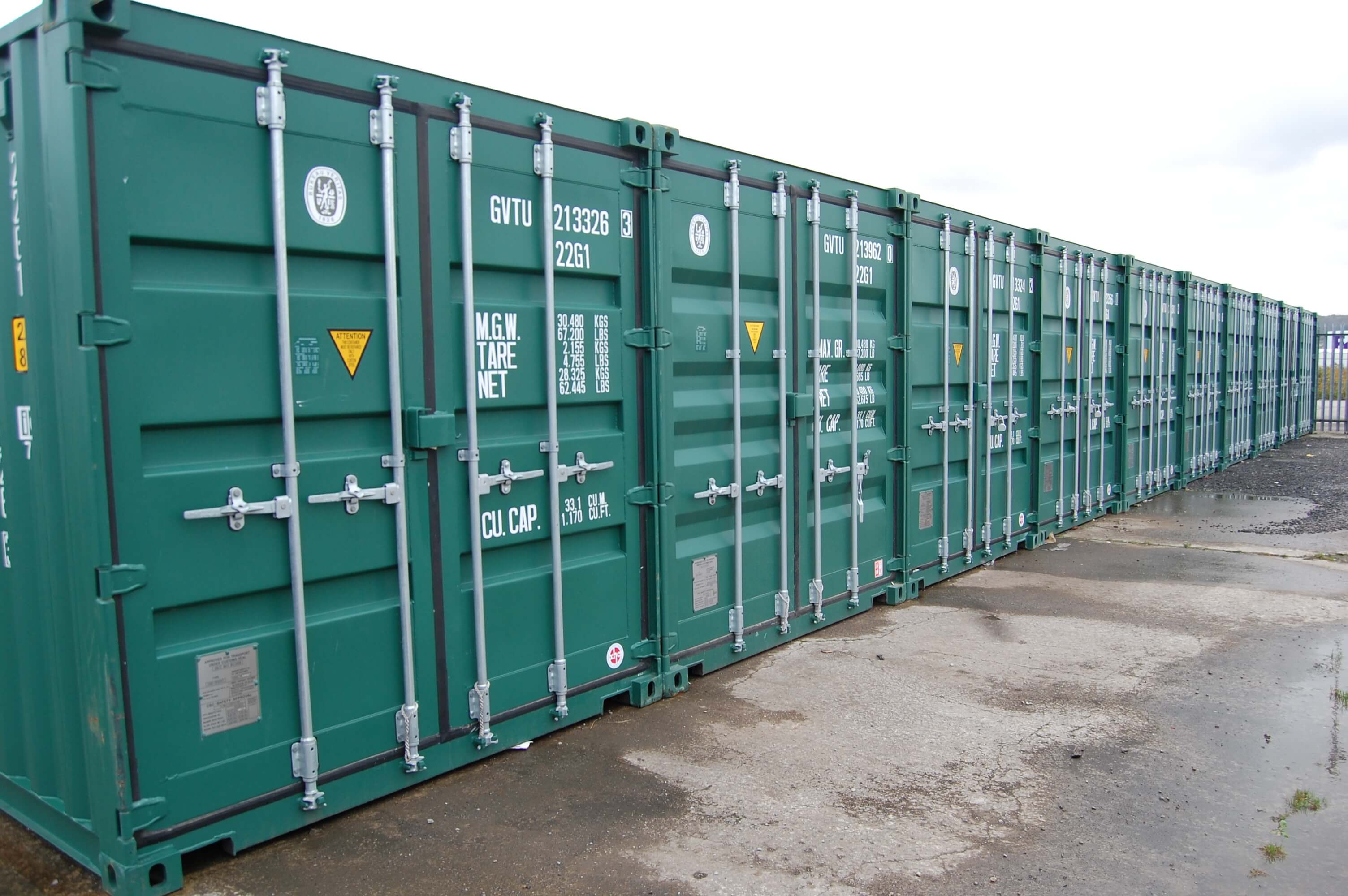 When were the first SelfStorage units created? Container Team